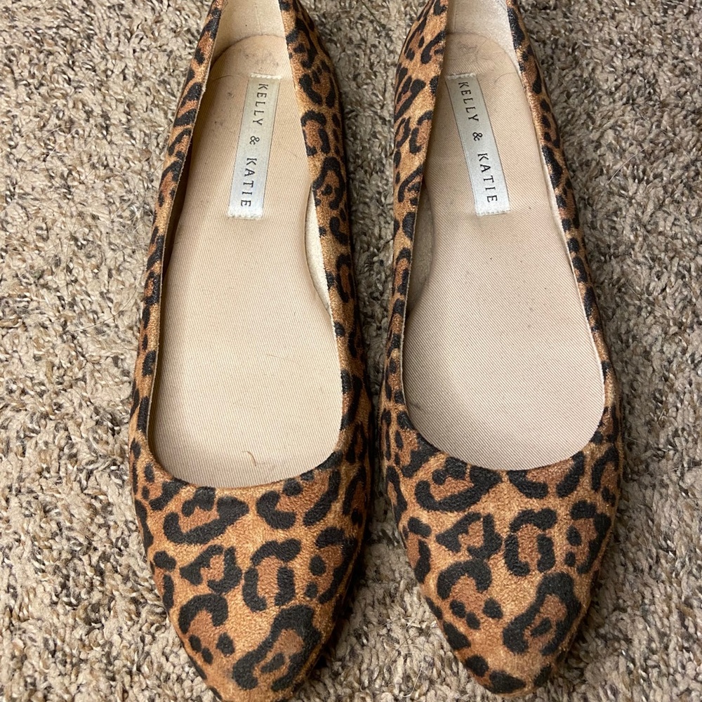 Leopard Print Flats